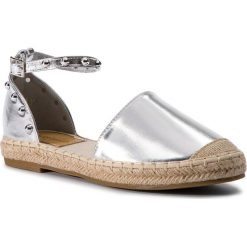 Espadryle DEEZEE WS56700-16. Szare espadryle damskie DeeZee, bez wzorów, ze skóry ekologicznej, bez obcasa. W wyprzedaży za 69,99 zł.