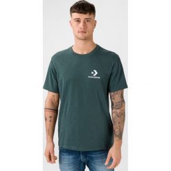 Converse Chest Star Chevron Koszulka Zielony. Zielone podkoszulki męskie Converse, xl, bez wzorów, z bawełny, retro, bez kołnierzyka, krótkie. Za 102,95 zł.