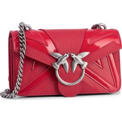 Torebka PINKO - MIni Love Chevron 1 Al 19-20 PLTT 1P21EV Y5TX Rosso Tango R60. Czerwone torebki klasyczne damskie Pinko, bez wzorów, ze skóry, wizytowe, bez dodatków. Za 1239,00 zł.