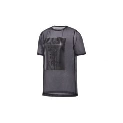T-shirty z krótkim rękawem Reebok Sport Koszulka Mesh Graphic. Czarne topy sportowe damskie marki Reebok Sport, s, z meshu, z krótkim rękawem. Za 169,00 zł.