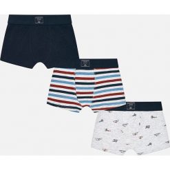 Mayoral - Bokserki dziecięce (3-pack). Niebieskie majtki chłopięce Mayoral, bez wzorów, z elastanu. W wyprzedaży za 59,90 zł.