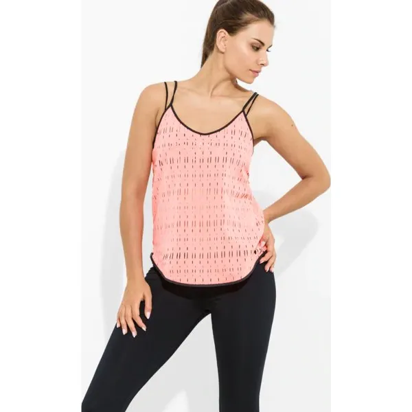 Under Armour Top Ladder Mesh T , pomaranczowy, rozmiar S. Pomarańczowe topy damskie Under Armour, s, w paski, z poliesteru, bez kołnierzyka. W wyprzedaży za 89,99 zł.