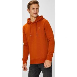 Premium by Jack&Jones - Bluza. Pomarańczowe bluzy męskie Premium by Jack&Jones, xl, z nadrukiem, z bawełny, z kapturem, bez rękawów, z kapturem. W wyprzedaży za 79,90 zł.