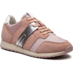 Sneakersy GEOX - D Deynna D D746FD 02214 C8056 Antique Rose. Różowe półbuty damskie Geox, z zamszu. W wyprzedaży za 239,00 zł.