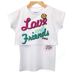 Primigi T-Shirt Dziewczęcy 104 Biały. Białe bluzki dziewczęce marki Primigi. W wyprzedaży za 59,00 zł.