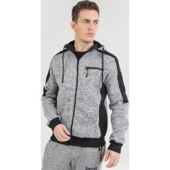 Jasnoszara Bluza Hyreth. Szare bluzy męskie Born2be, xl, bez wzorów, bez kołnierzyka, bez rękawów, bez kaptura. Za 69,99 zł.