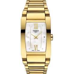 RABAT ZEGAREK TISSOT T - LADY T105.309.33.116.00. Białe zegarki damskie marki TISSOT, ze stali. W wyprzedaży za 1360,00 zł.