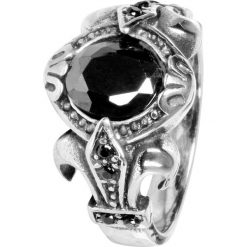 Wildcat Round Black Stone Pierścień standard. Czarne pierścionki damskie marki Wildcat, ze stali. Za 62,90 zł.