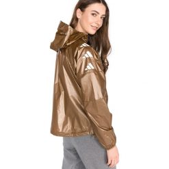 Adidas Performance Kurtka Brązowy Złoty. Żółte kurtki damskie adidas Performance, l, bez wzorów, z materiału, bez kaptura. Za 430,95 zł.