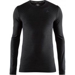 Craft Koszulka Sportowa Męska Fuseknit Comfort Ls Black M. Czarne koszulki turystyczne męskie Craft, m, w paski. Za 135,00 zł.