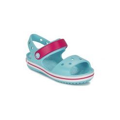 Sandały Dziecko Crocs CROCBAND SANDAL. Niebieskie sandały dziewczęce Crocs. Za 140,37 zł.