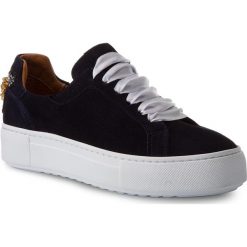 Sneakersy PIAZZA - 850385 Dark Blue 5. Niebieskie półbuty damskie Piazza, ze skóry. W wyprzedaży za 239,00 zł.