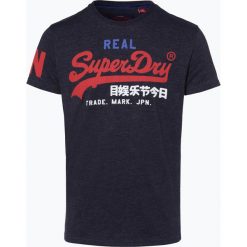 Superdry - T-shirt męski, niebieski. Niebieskie t-shirty męskie z nadrukiem Superdry, m, z dżerseju. Za 149,95 zł.