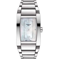 PROMOCJA ZEGAREK TISSOT T - LADY T105.309.11.116.00. Białe zegarki damskie marki TISSOT, ze stali. W wyprzedaży za 1364,00 zł.