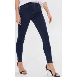 Spodnie jegginsy - Niebieski. Niebieskie jeansy damskie Mohito, z jeansu. Za 79,99 zł.