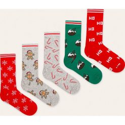 Brave Soul - Skarpetki (5-pack). Szare skarpetki damskie Brave Soul, bez wzorów, z elastanu. Za 59,90 zł.