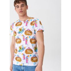 T-shirt z nadrukiem Rick and Morty - Biały. Białe t-shirty damskie House, s, z nadrukiem, bez kołnierzyka. Za 59,99 zł.