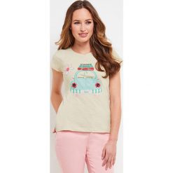 T-shirty damskie: T-shirt z okrągłym dekoltem i krótkim rękawem