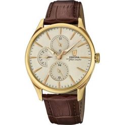 Festina Multifunction 16993/1. Żółte zegarki męskie Festina, złote. W wyprzedaży za 598,00 zł.