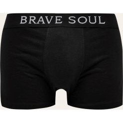 Brave Soul - Bokserki (5-pack). Czarne bokserki męskie Brave Soul, z nadrukiem, z dzianiny. W wyprzedaży za 69,90 zł.