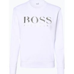 BOSS Casual - Damska bluza nierozpinana – Talaboss, biały. Białe bluzy damskie BOSS Casual, l, z nadrukiem, z bawełny, bez rękawów, bez kaptura. Za 429,95 zł.