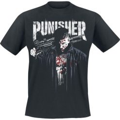 The Punisher Dressed In Blood T-Shirt czarny. Czarne t-shirty męskie z nadrukiem marki The Punisher, xxl, z okrągłym kołnierzem. Za 89,90 zł.