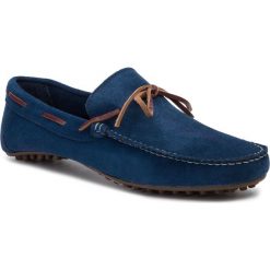 Mokasyny FILIPE - 9599 Azul 3345. Niebieskie mokasyny męskie Filipe, ze skóry, eleganckie. Za 279,00 zł.