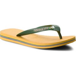 Japonki HAVAIANAS - Brasil Logo 41108501652 Banana Yellow. Zielone crocsy damskie marki Havaianas, z materiału. W wyprzedaży za 89,00 zł.