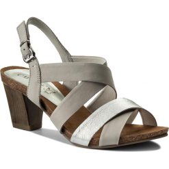 Sandały damskie: Sandały CAPRICE – 9-28310-20 Lt Grey/Silver 239