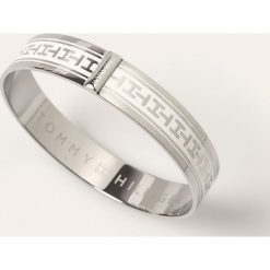Tommy Hilfiger - Bransoletka. Szare bransoletki damskie TOMMY HILFIGER, z materiału, metalowe. Za 379,90 zł.