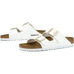 Birkenstock Arizona 1005294. Klapki damskie Birkenstock, bez wzorów, ze skóry, bez obcasa. W wyprzedaży za 229,99 zł.