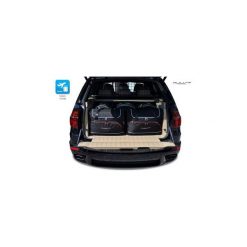 BMW X5, 2006-2013 - TORBY DO BAGAŻNIKA 5 SZT KJUST - 7007054. Torby podróżne KJUST, bez wzorów, z kauczuku, klasyczne. Za 1299,00 zł.