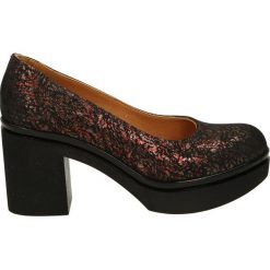 Czółenka - 430505 435 BL. Brązowe czółenka damskie marki Venezia, z materiału, na platformie. Za 189,00 zł.