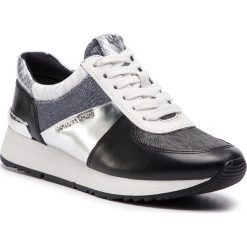 Sneakersy MICHAEL MICHAEL KORS - Allie Trainer 43R9ALFS2M Blk/Silver. Czarne półbuty damskie marki MICHAEL Michael Kors, ze skóry ekologicznej. Za 779,00 zł.