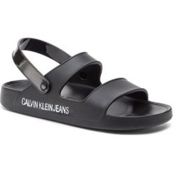 Klapki CALVIN KLEIN JEANS - Patton S0601 Black. Czarne klapki męskie marki Calvin Klein Jeans, bez wzorów, z jeansu. Za 239,00 zł.