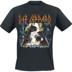 Def Leppard Hysteria T-Shirt czarny. Czarne t-shirty męskie Def Leppard, l, bez wzorów, bez kołnierzyka. Za 74,90 zł.