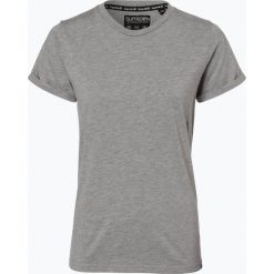 Superdry - T-shirt damski, szary. Szare t-shirty damskie marki Superdry, s, bez wzorów, bez kołnierzyka. Za 99,95 zł.