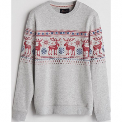 Bluza ze świątecznym motywem - Jasny szar. Szare bluzy damskie Reserved, s. Za 99,99 zł.