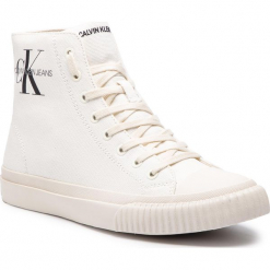 Trampki CALVIN KLEIN JEANS - Icaro S0594 Bright White. Białe trampki męskie Calvin Klein Jeans, z gumy. Za 519,00 zł.