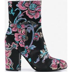 Steve Madden - Botki Goldie Ankleboot. Szare botki damskie lity marki Steve Madden, z materiału. W wyprzedaży za 269,90 zł.