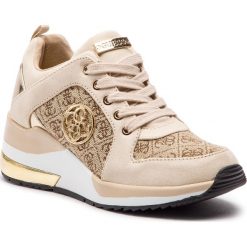 Sneakersy GUESS - Jaryd3 FL5JA3 FAL12 BEIBR. Brązowe półbuty damskie marki Guess, ze skóry ekologicznej. Za 629,00 zł.