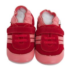 Buciki niemowlęce: Skórzane buty niemowlęce „Original” w kolorze czerwonym