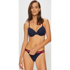 Emporio Armani - Stringi. Brązowe stringi Emporio Armani, l. W wyprzedaży za 99,90 zł.