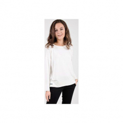 Bluza Margo. Białe bluzy damskie marki Easy- Peasy, s, bez wzorów, z wiskozy, bez rękawów, bez kaptura. Za 149,00 zł.