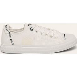 Big Star - Tenisówki. Białe trampki i tenisówki damskie BIG STAR, bez wzorów, z gumy, na sznurówki. Za 109,90 zł.