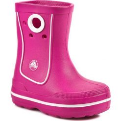 Kalosze CROCS - Crocband Jaunt Kids 11018 Fuchsia. Różowe kalosze dziewczęce Crocs. Za 149,00 zł.
