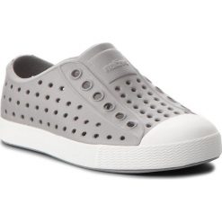 Trampki NATIVE - Jefferson 13100100-1501 Pigeon Grey/Shell White. Szare trampki dziewczęce marki Native, z gumy. W wyprzedaży za 129,00 zł.