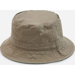 Dwustronny kapelusz bucket hat - Brązowy. Pomarańczowe kapelusze męskie Reserved, bez wzorów. Za 59,99 zł.