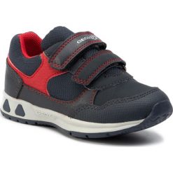 Sneakersy GEOX - B Palvis B.A B941RA 054FU C0735 D Navy/Red. Niebieskie trampki chłopięce Geox, bez wzorów, ze skóry ekologicznej, na rzepy. W wyprzedaży za 159,00 zł.