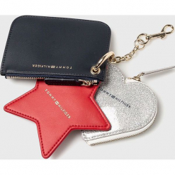 Tommy Hilfiger - Portfel. Niebieskie portfele damskie TOMMY HILFIGER, bez wzorów, ze skóry ekologicznej. Za 269,90 zł.